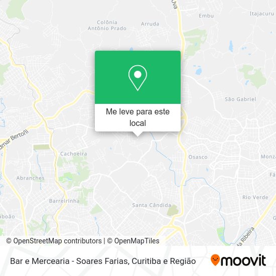 Bar e Mercearia - Soares Farias mapa
