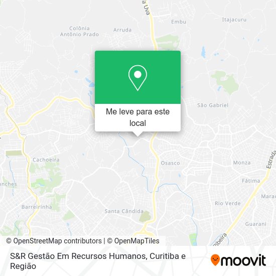 S&R Gestão Em Recursos Humanos mapa