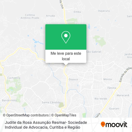 Judite da Rosa Assunção Resmar- Sociedade Individual de Advocacia mapa