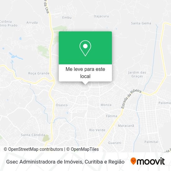 Gsec Administradora de Imóveis mapa