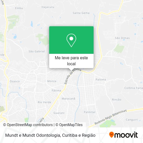 Mundt e Mundt Odontologia mapa