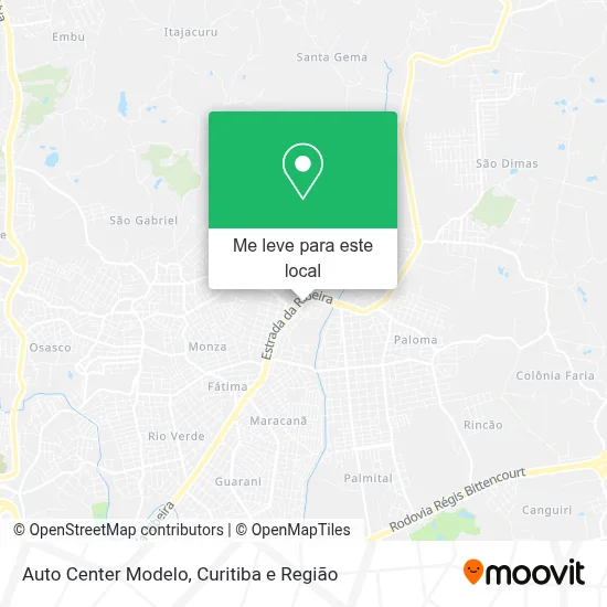 Auto Center Modelo mapa