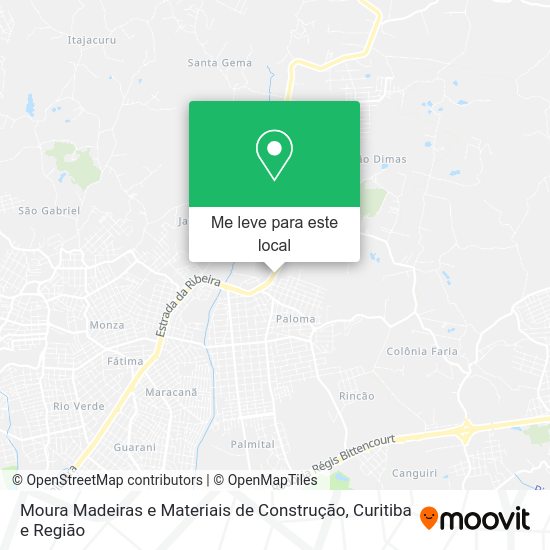 Moura Madeiras e Materiais de Construção mapa