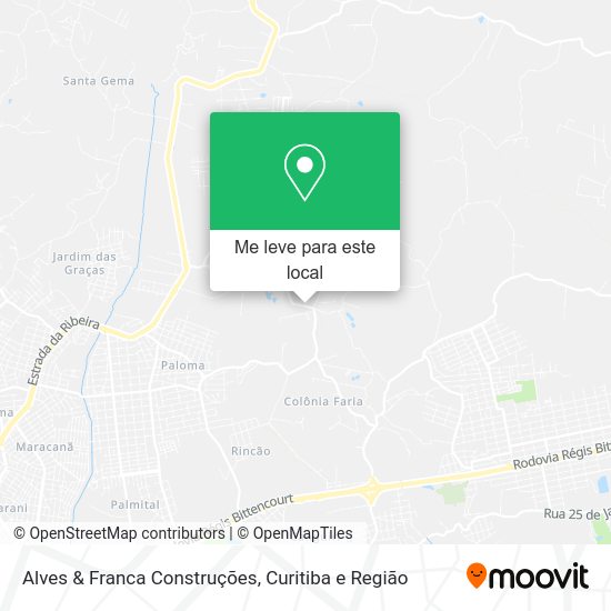 Alves & Franca Construções mapa