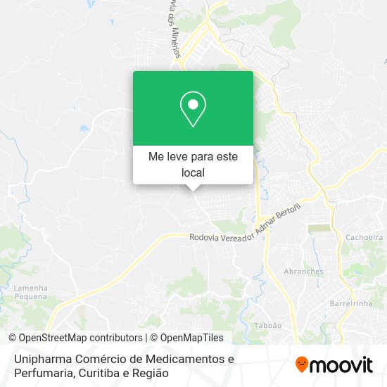 Unipharma Comércio de Medicamentos e Perfumaria mapa
