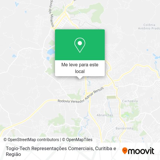 Togio-Tech Representações Comerciais mapa
