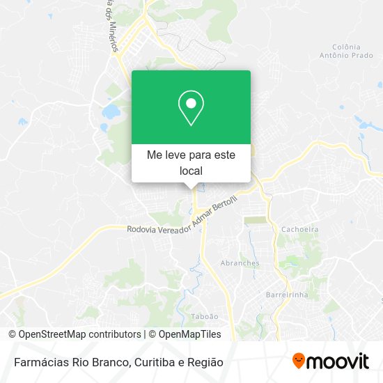 Farmácias Rio Branco mapa