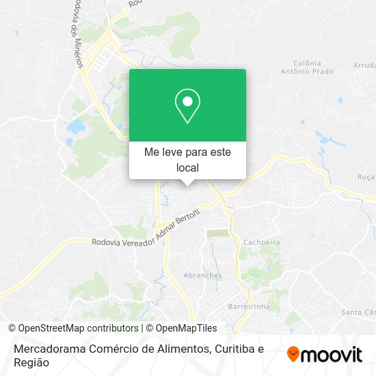 Mercadorama Comércio de Alimentos mapa