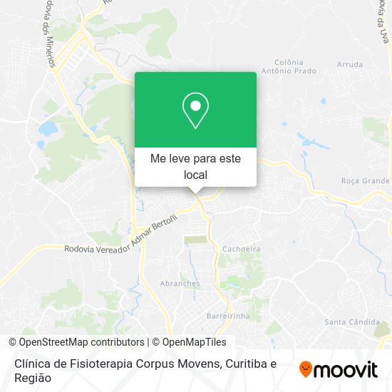 Clínica de Fisioterapia Corpus Movens mapa