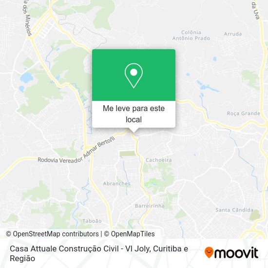 Casa Attuale Construção Civil - Vl Joly mapa