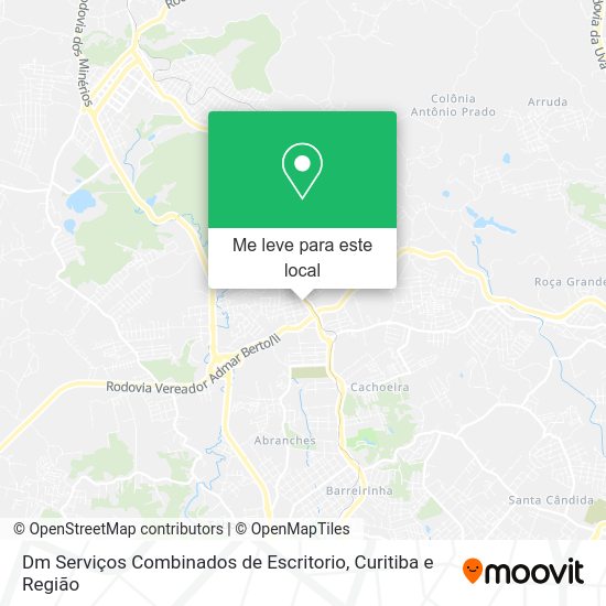 Dm Serviços Combinados de Escritorio mapa