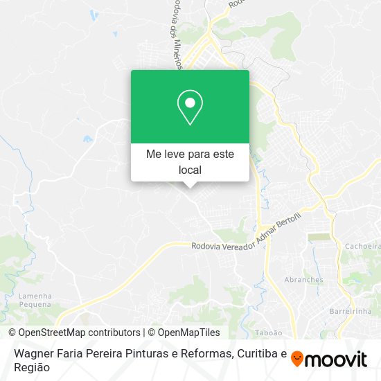 Wagner Faria Pereira Pinturas e Reformas mapa