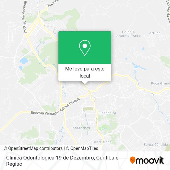 Clínica Odontologica 19 de Dezembro mapa