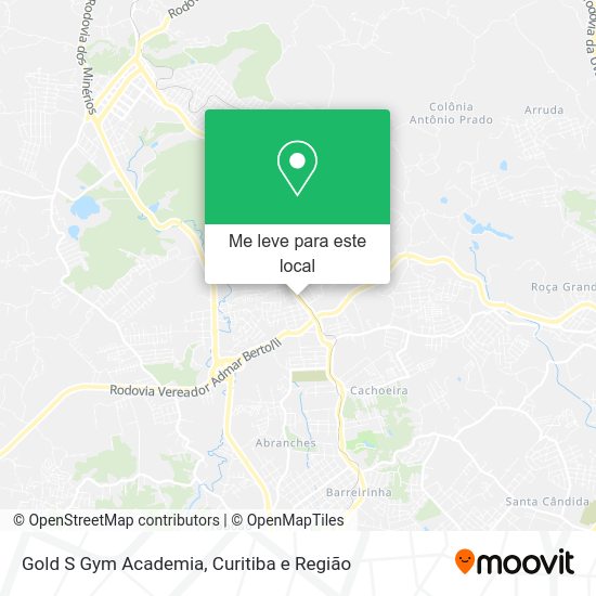 Gold S Gym Academia mapa