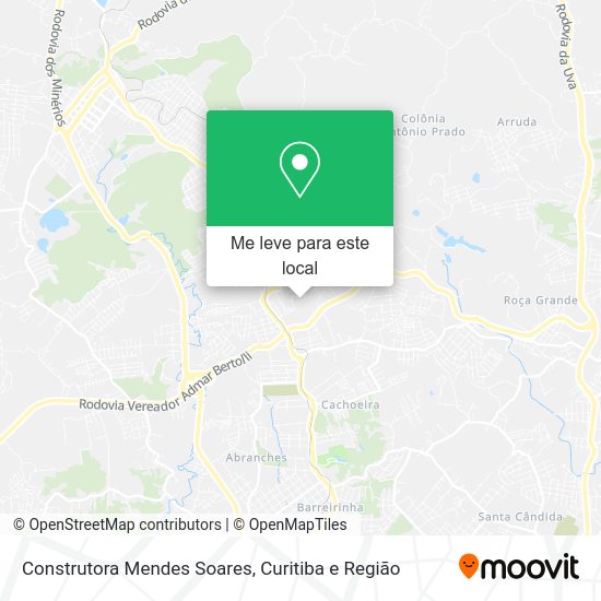 Construtora Mendes Soares mapa