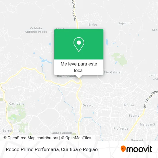 Rocco Prime Perfumaria mapa