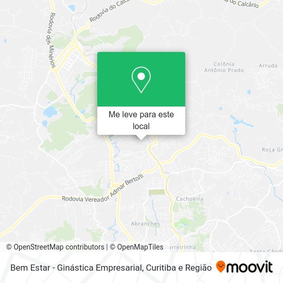 Bem Estar - Ginástica Empresarial mapa