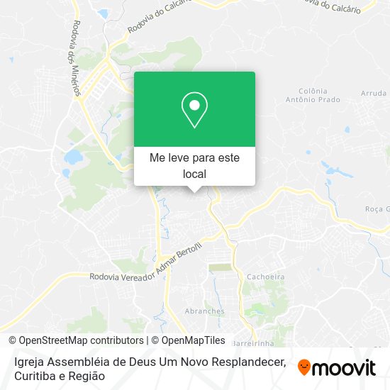 Igreja Assembléia de Deus Um Novo Resplandecer mapa