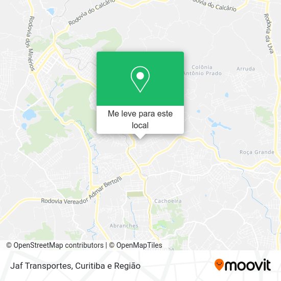 Jaf Transportes mapa