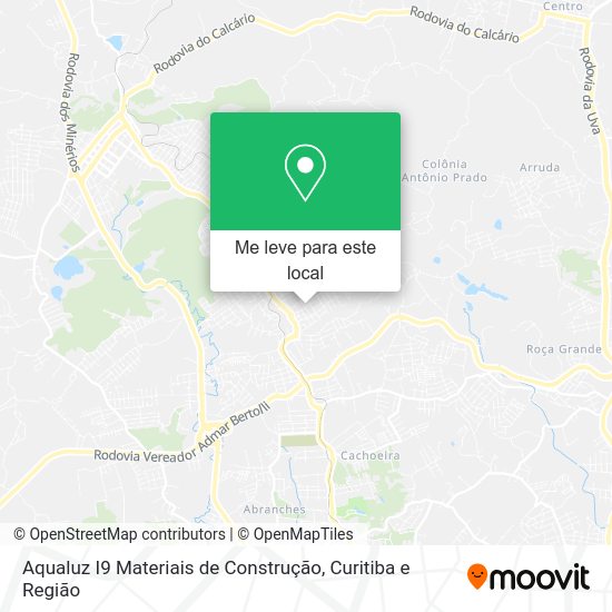 Aqualuz I9 Materiais de Construção mapa