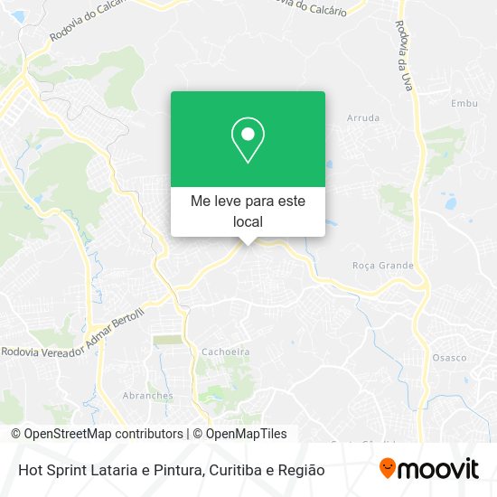 Hot Sprint Lataria e Pintura mapa
