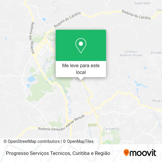Progresso Serviços Tecnicos mapa