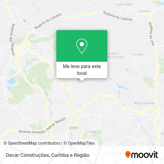 Decar Construções mapa