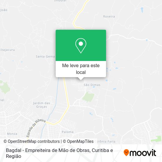 Bagdal - Empreiteira de Mão de Obras mapa