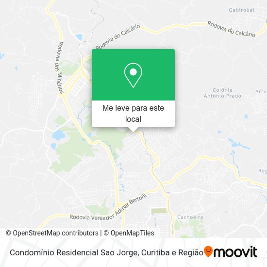 Condomínio Residencial Sao Jorge mapa