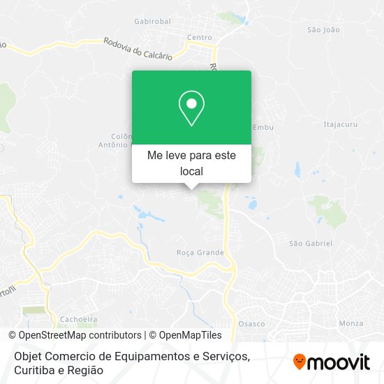 Objet Comercio de Equipamentos e Serviços mapa
