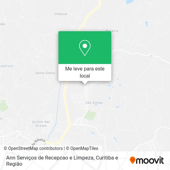 Ann Serviços de Recepcao e Limpeza mapa
