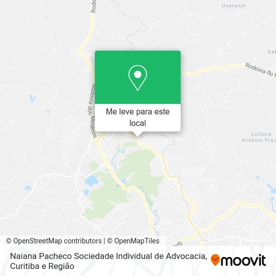 Naiana Pacheco Sociedade Individual de Advocacia mapa