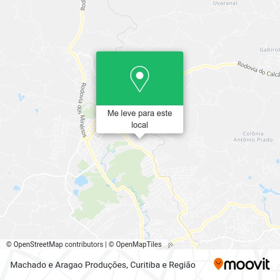 Machado e Aragao Produções mapa