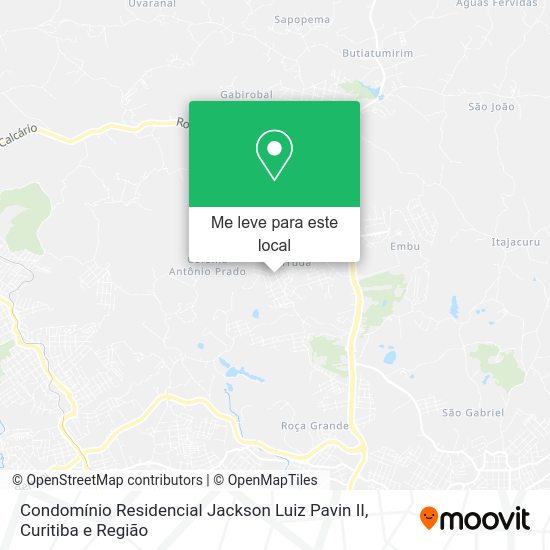 Condomínio Residencial Jackson Luiz Pavin II mapa