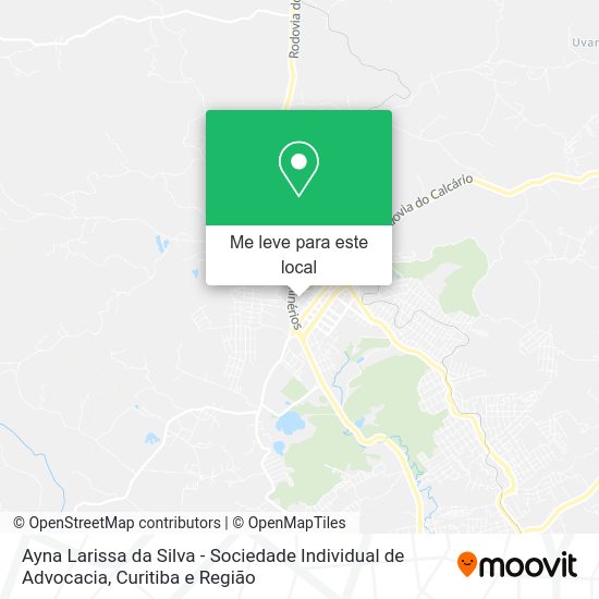 Ayna Larissa da Silva - Sociedade Individual de Advocacia mapa
