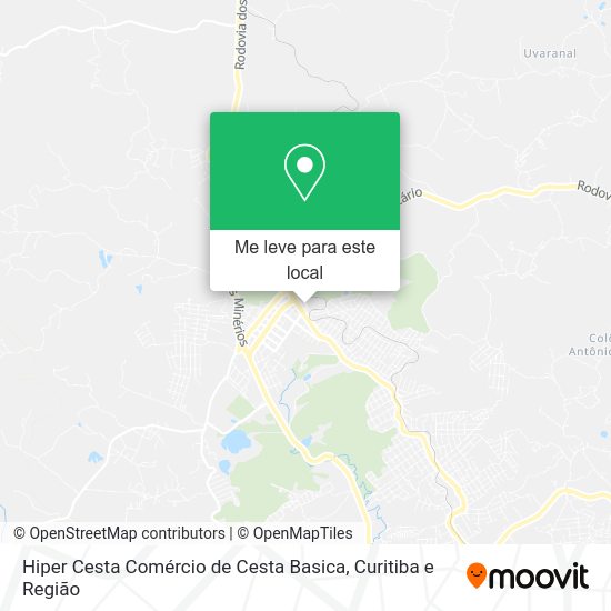 Hiper Cesta Comércio de Cesta Basica mapa