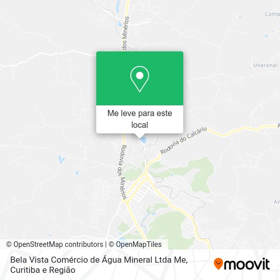 Bela Vista Comércio de Água Mineral Ltda Me mapa