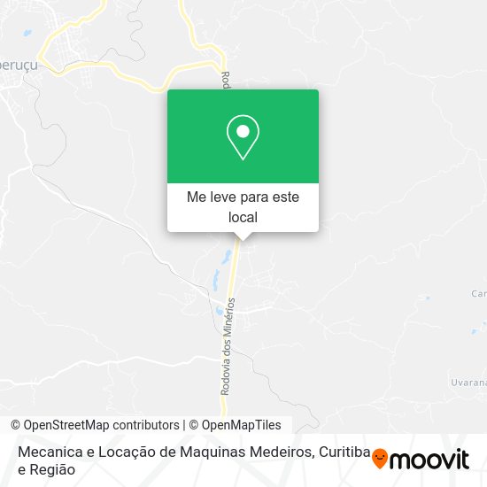 Mecanica e Locação de Maquinas Medeiros mapa