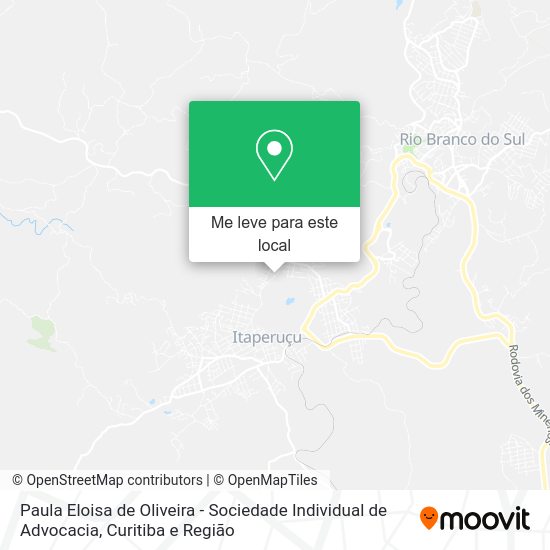 Paula Eloisa de Oliveira - Sociedade Individual de Advocacia mapa