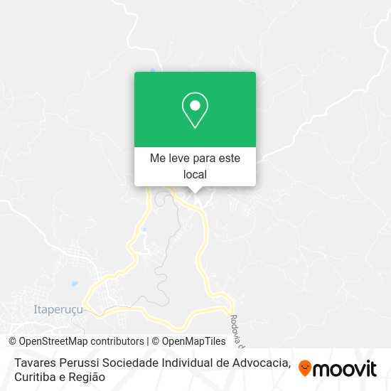 Tavares Perussi Sociedade Individual de Advocacia mapa