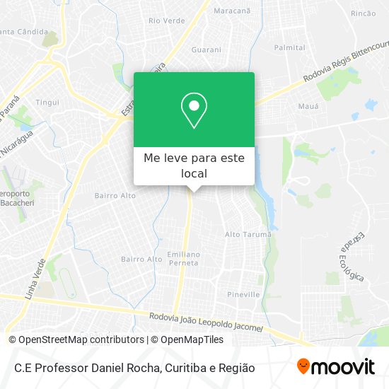 C.E Professor Daniel Rocha mapa