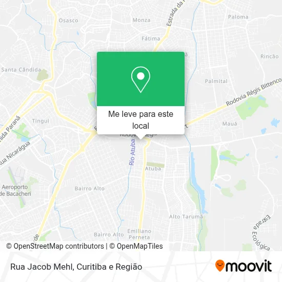 Rua Jacob Mehl mapa