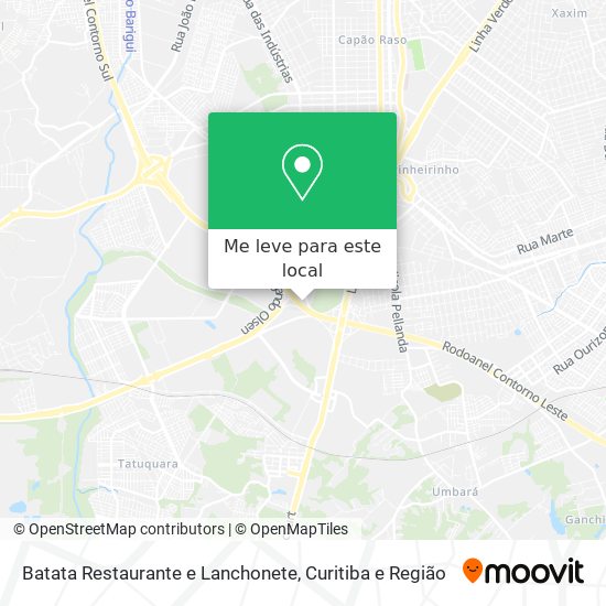 Batata Restaurante e Lanchonete mapa