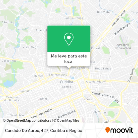 Candido De Abreu, 427 mapa