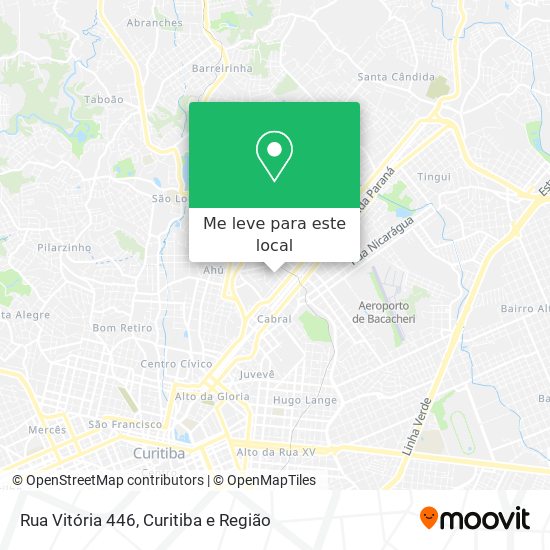 Rua Vitória 446 mapa