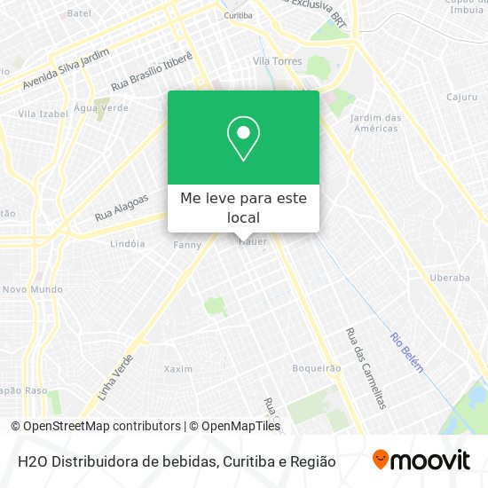 H2O Distribuidora de bebidas mapa