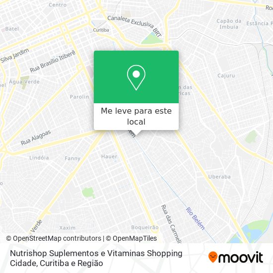 Nutrishop Suplementos e Vitaminas Shopping Cidade mapa