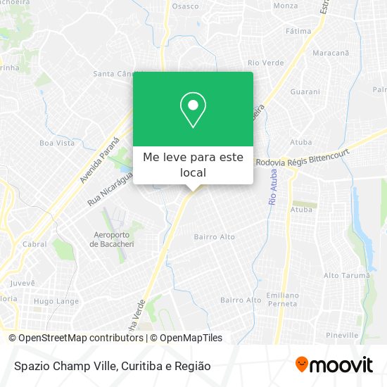 Spazio Champ Ville mapa
