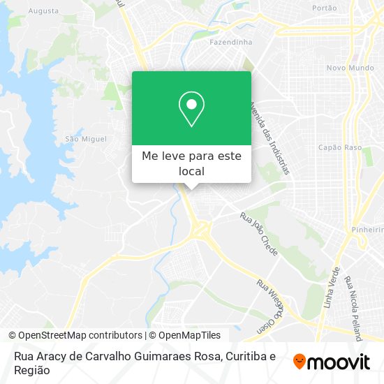 Rua Aracy de Carvalho Guimaraes Rosa mapa