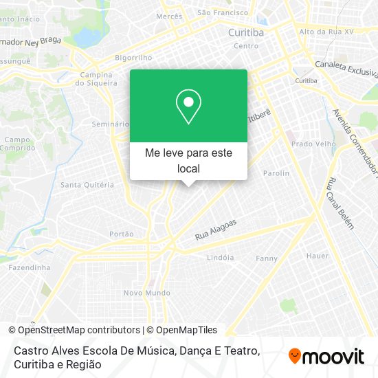 Castro Alves Escola De Música, Dança E Teatro mapa